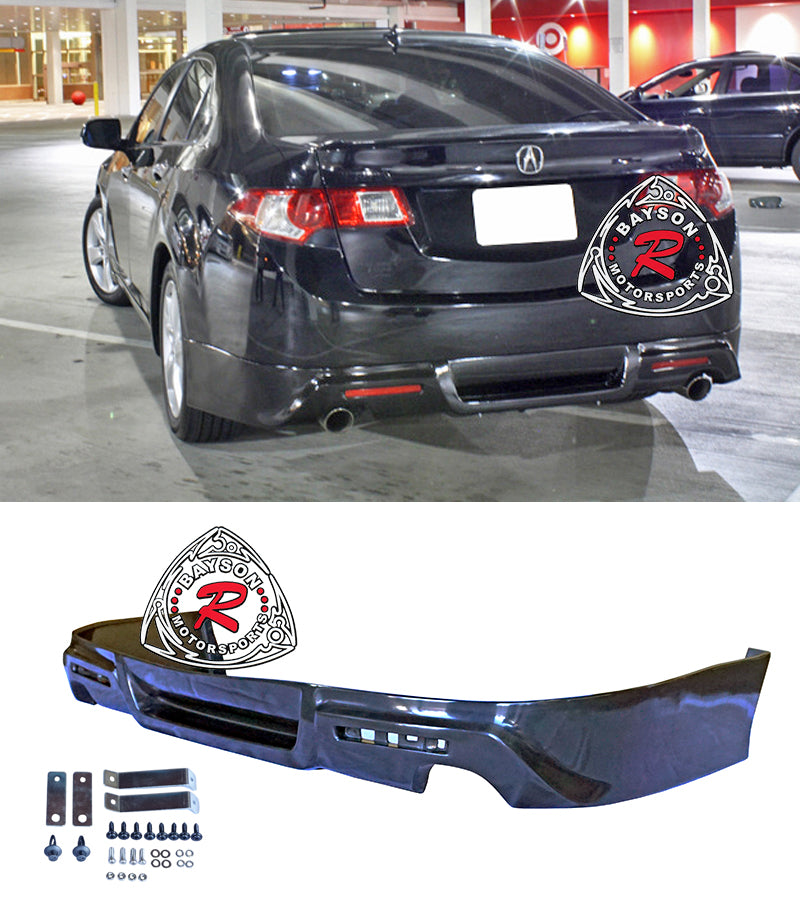 JDM Style Rear Lip For 2009-2014 Acura TSX (4Dr Sedan)