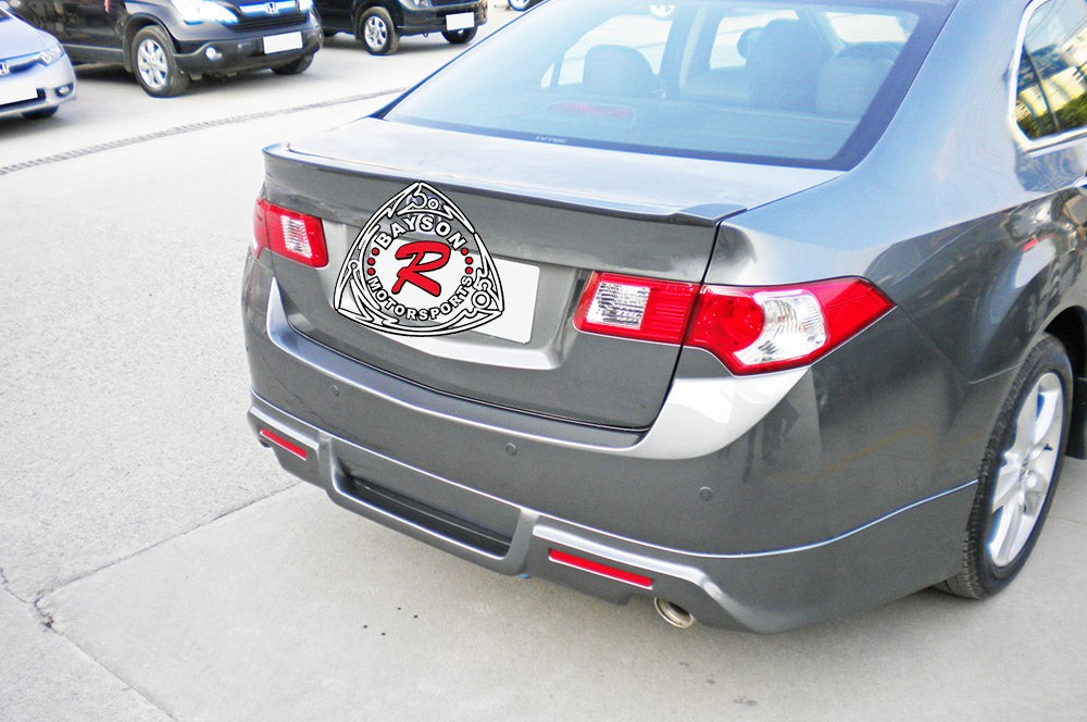 JDM Style Rear Lip For 2009-2014 Acura TSX (4Dr Sedan)