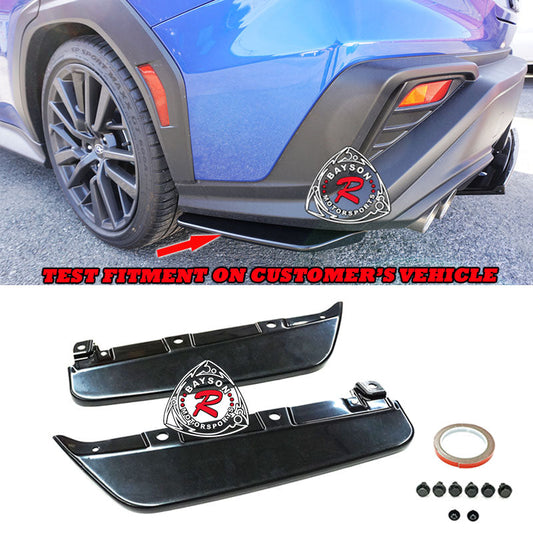 ST Style Rear Aprons (ABS PlaStic) For 2022-2024 Subaru WRX