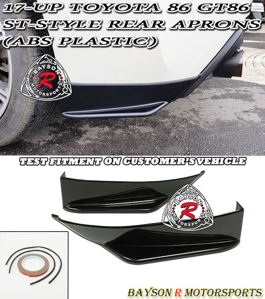 ST Style Rear Aprons For 2017-2021 Toyota 86