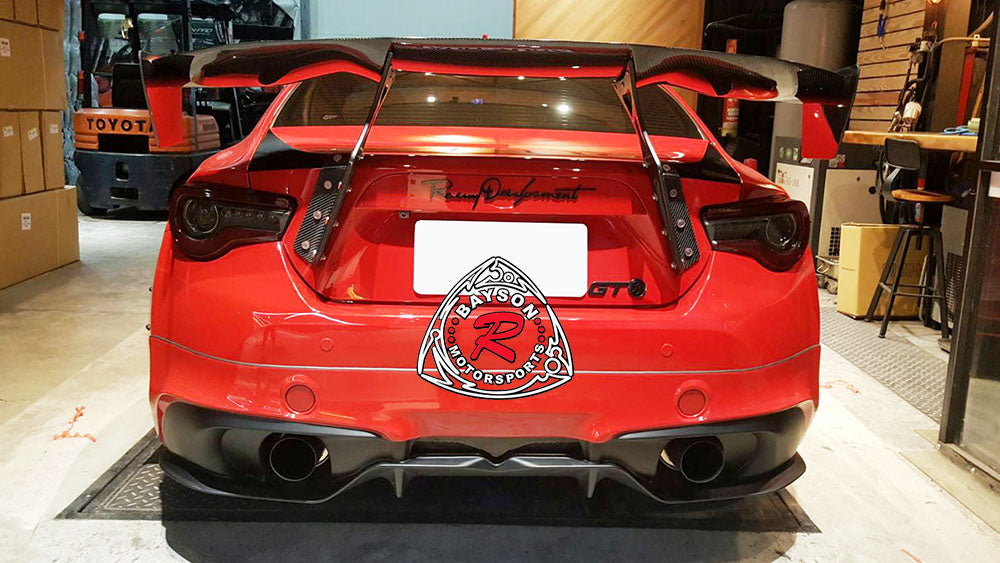 T Style Rear Lip For 2017-2021 Toyota 86 (Dual Exhaust)