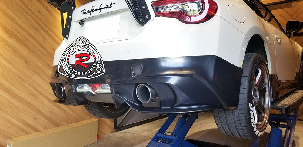 T Style Rear Lip For 2017-2021 Toyota 86 (Dual Exhaust)
