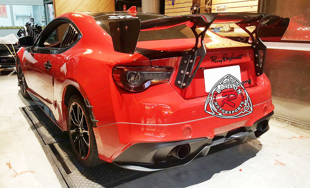 T Style Rear Lip For 2017-2021 Toyota 86 (Dual Exhaust)