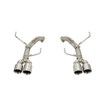 REMARK Axleback Exhaust. Subaru WRX STi GV Sedan. Stainless Double Wall Tip