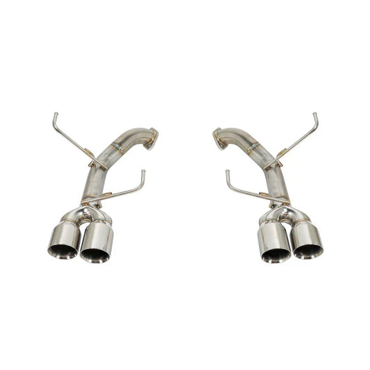 REMARK Axleback Exhaust. Subaru WRX STi GV Sedan. Stainless Double Wall Tip