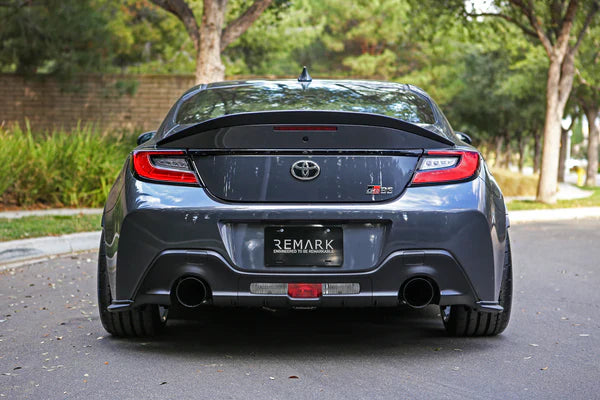 REMARK Axleback Exhaust. Toyota GR86 2022+. Stainless Single Wall Tip - Stealth 4.5"