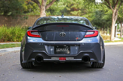 REMARK Axleback Exhaust. Toyota GR86 2022+. Stainless Single Wall Tip - Stealth 4.5"