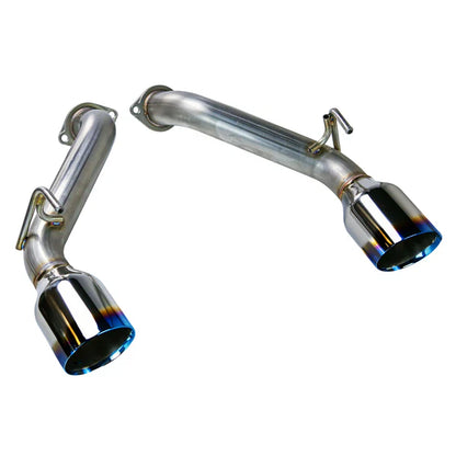 REMARK Axleback. Nissan Z. Burnt Stainless Double Wall Tip