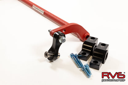 RV6 18-22 Accord Adjustable Chromoly Rear Sway Bar With Billet Endlinks