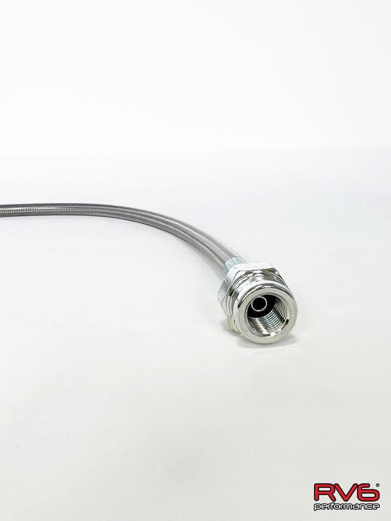 RV6 2016-2021 Honda Civic 1.5T Braided Stainless Clutch Line