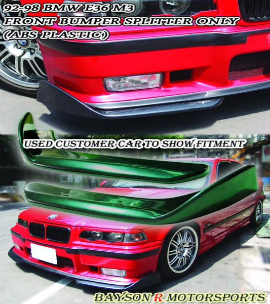 Front Splitter For 1994-1999 BMW 3-Series M3 (M3 Only, E36)