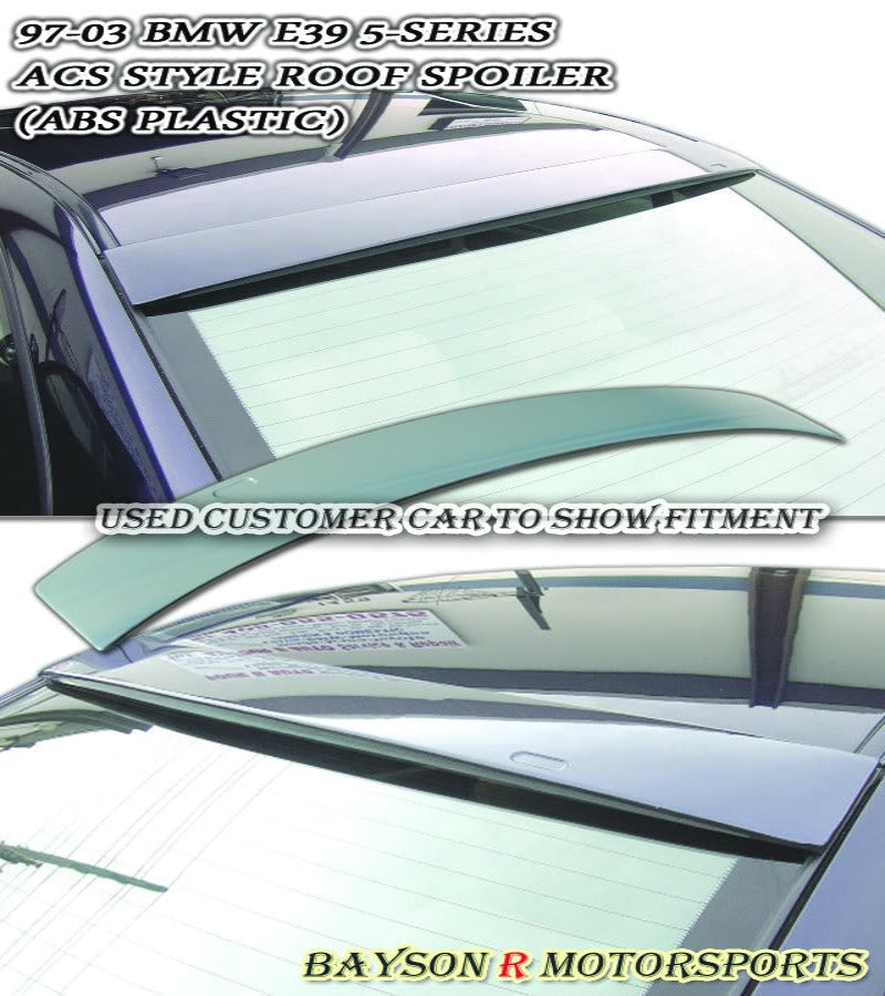 AC Style Roof Spoiler For 1997-2003 BMW 5-Series (E39 4Dr)