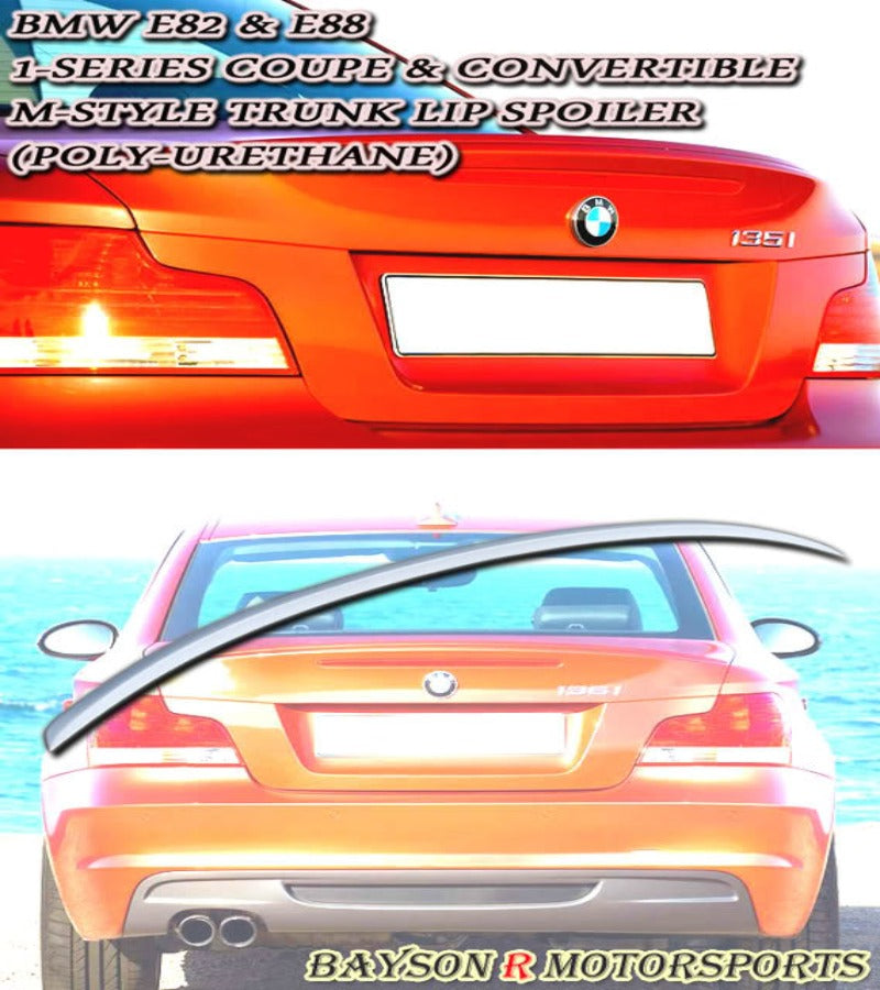 M Style Spoiler For 2008-2013 BMW 1-Series (E82/E88)