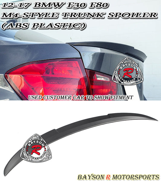 M4 Style Spoiler For 2012-2018 BMW 3-Series (F30)/2015-2020 BMW M3 (F80)
