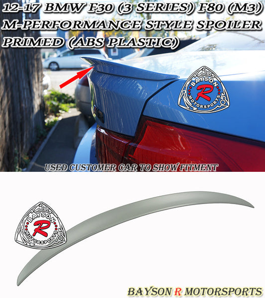 MP Style Spoiler For 2012-2018 BMW 3-Series (F30)/2015-2020 BMW M3 (F80)