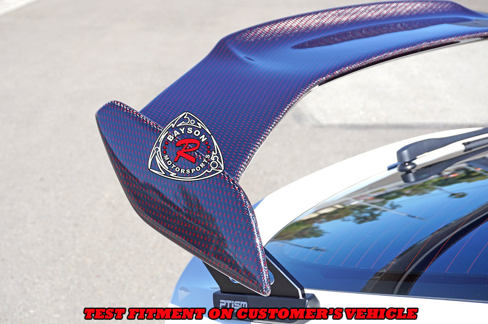 Mod Style Spoiler (Red Carbon Fiber) For 2023-2025 Honda Civic Type R (FL5)