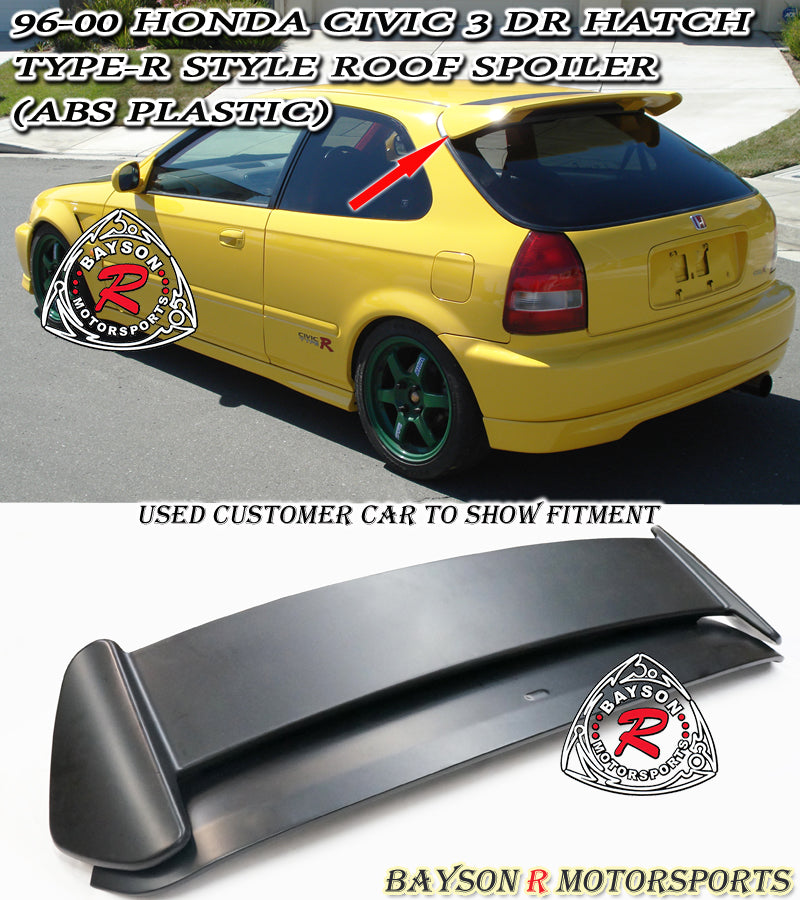 TR Style Spoiler For 1996-2000 Honda Civic (3Dr Hatchback)