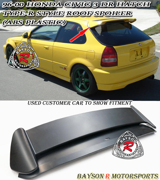 TR Style Spoiler For 1996-2000 Honda Civic (3Dr Hatchback)