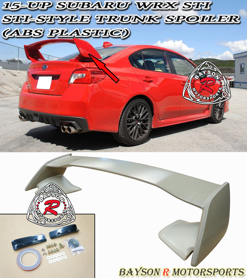 ST Style Spoiler For 2015-2021 Subaru Impreza/WRX/WRX Sti (4Dr Sedan)