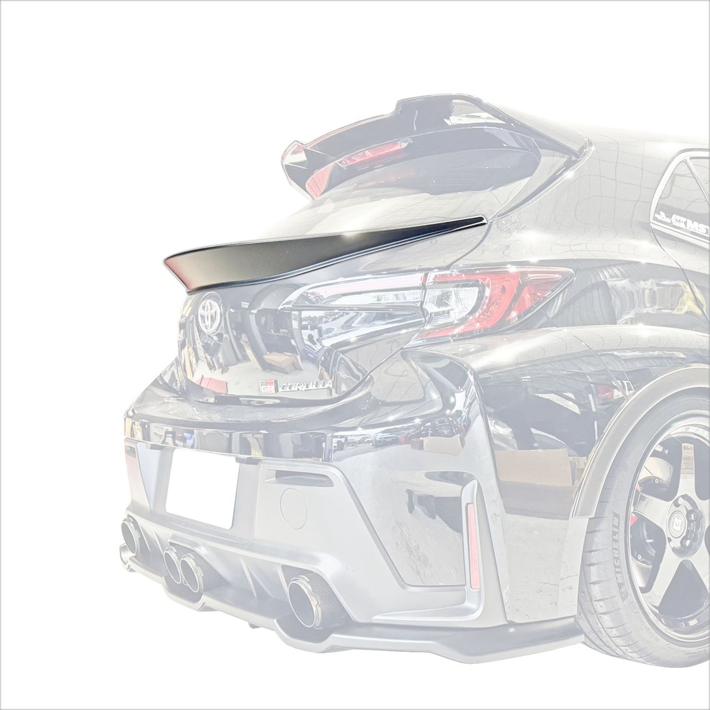 G Style Mid Trunk Spoiler For 2019-2025 Toyota Corolla Hatchback