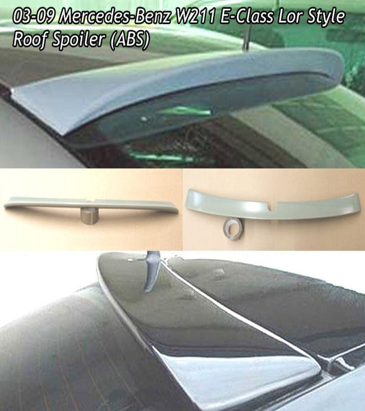 L Style Roof Spoiler For 2003-2009 Mercedes-Benz E-Class (W211)