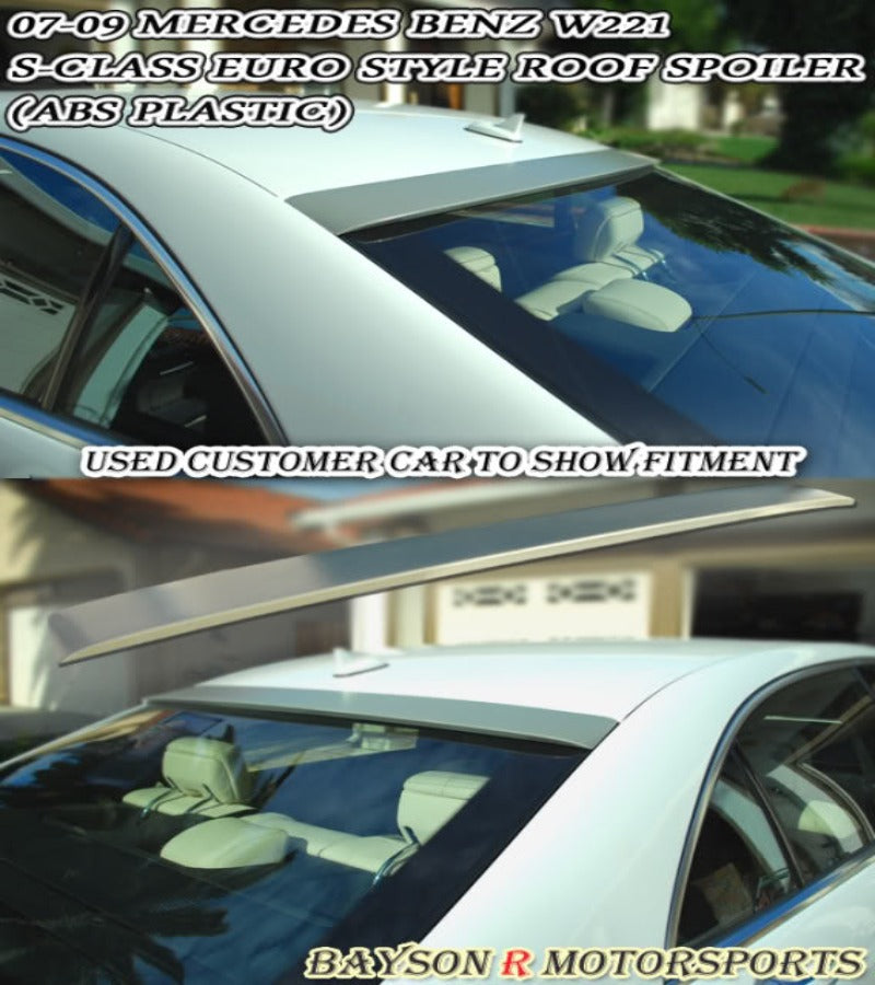 L Style Roof Spoiler For 2006-2013 Mercedes-Benz S-Class (W221)