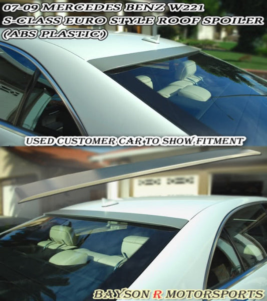L Style Roof Spoiler For 2006-2013 Mercedes-Benz S-Class (W221)