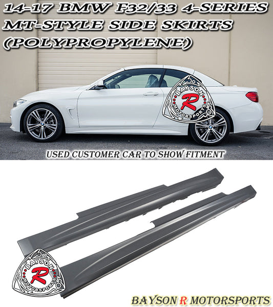 MT Style Side Skirts For 2014-2020 BMW 4-Series (F32/F33)