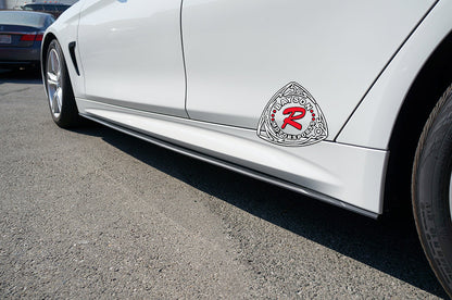 MP Style Side Skirts w/ Extension For 2015-2020 BMW 4-Series (F36)