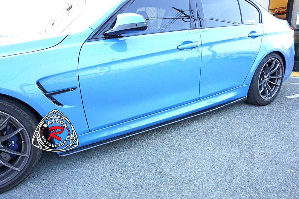 VR Style Side Skirts (Carbon Fiber) For 2015-2020 BMW M3 (F80)