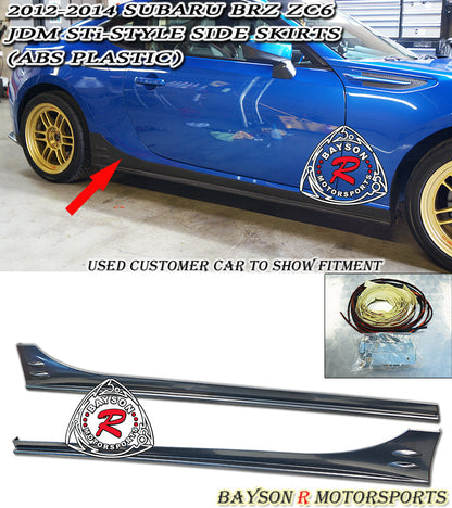 ST Style Side Skirts For 2012-2016 Scion FR-S