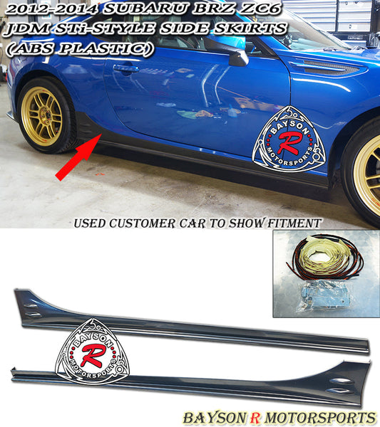 ST Style Side Skirts For 2012-2016 Scion FR-S