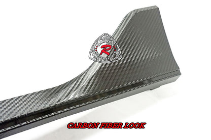 TR Style Side Skirts (Carbon Look) For 2016-2020 Honda Civic (2Dr Coupe)