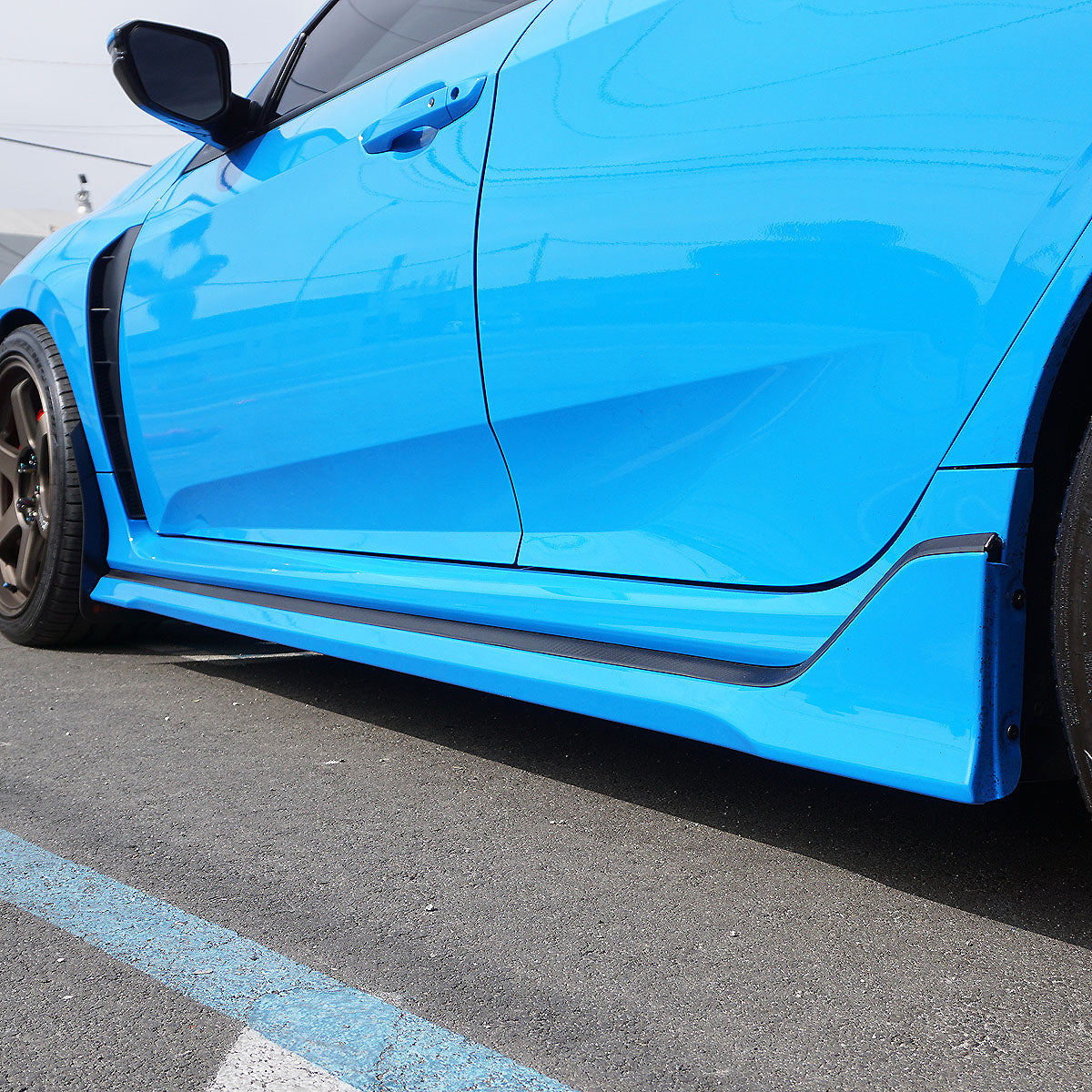 MU Style Front Lip/Side Skirts/Rear Lip Combo For 2017-2021 Honda Civic Type R (FK8)