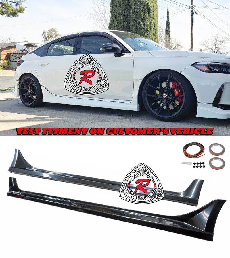 MU Style Front Lip/Side Skirts/Rear Lip Combo For 2023-2025 Honda Civic Type R (FL5)