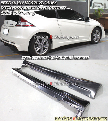MU Style Full Lip Kit/Front Lip/Side Skirt/Rear Lip For 2011-2012 Honda CR-Z