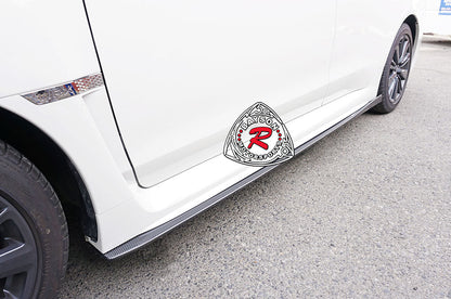VR Style Side Skirts (Carbon Fiber) For 2015-2021 Subaru WRX/WRX Sti