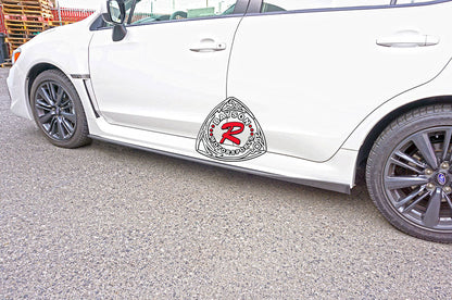 VR Style Side Skirts (Carbon Fiber) For 2015-2021 Subaru WRX/WRX Sti