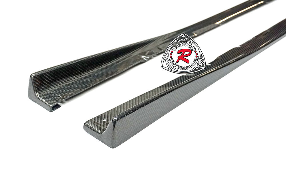 VR Style Side Skirts (Carbon Fiber) For 2015-2021 Subaru WRX/WRX Sti