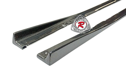 VR Style Side Skirts (Carbon Fiber) For 2015-2021 Subaru WRX/WRX Sti