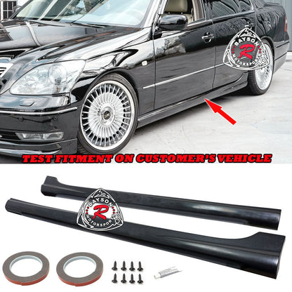C Style Side Skirts For 2001-2006 Lexus LS430