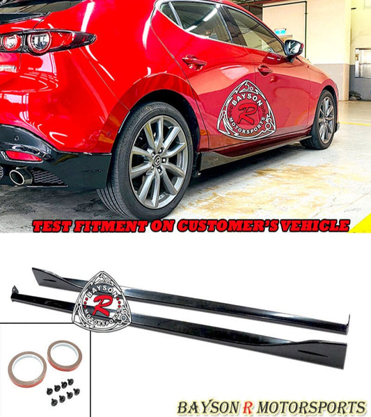 MZ Style Side Skirts For 2019-2024 Mazda-3
