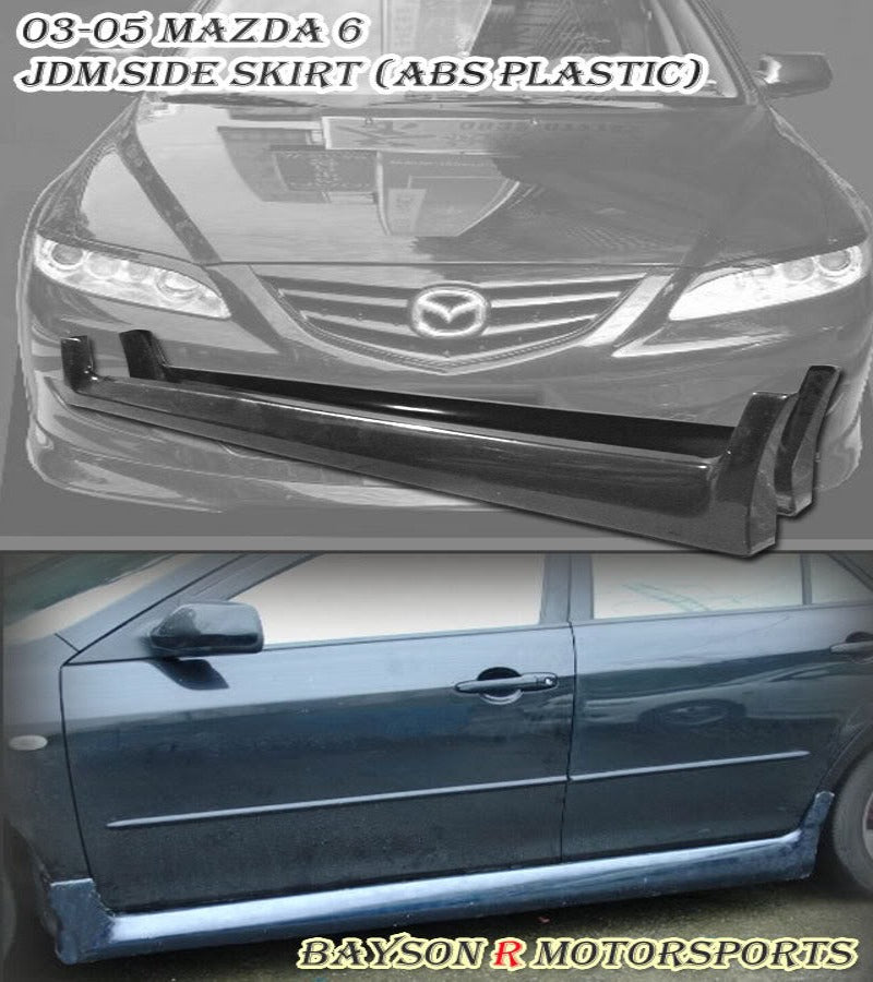 K Style Side Skirt For 2003-2008 Mazda-6