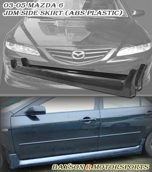 K Style Side Skirt For 2003-2008 Mazda-6
