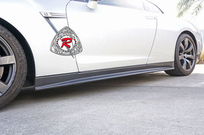 Z Style Side Skirts (Carbon Fiber) For 2009-2016 Nissan GTR (R35)