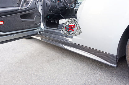 Z Style Side Skirts (Carbon Fiber) For 2009-2016 Nissan GTR (R35)