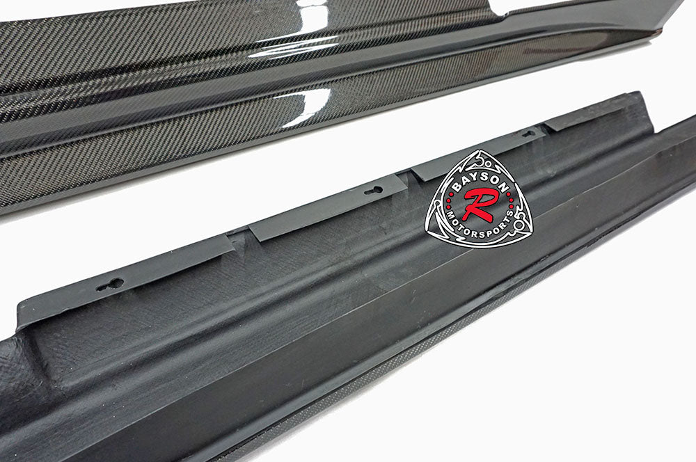 Z Style Side Skirts (Carbon Fiber) For 2009-2016 Nissan GTR (R35)