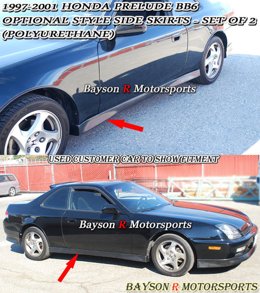 OPT Style Side Skirts For 1997-2001 Honda Prelude