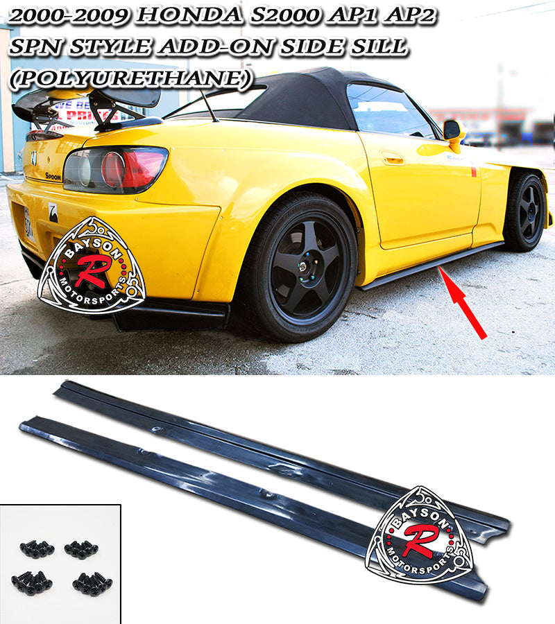 Spn Style Side Skirts For 2000-2009 Honda S2000 (AP1/AP2)