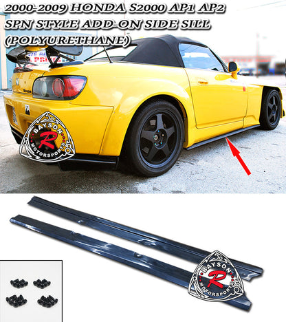 Spn Style Side Skirts For 2000-2009 Honda S2000 (AP1/AP2)